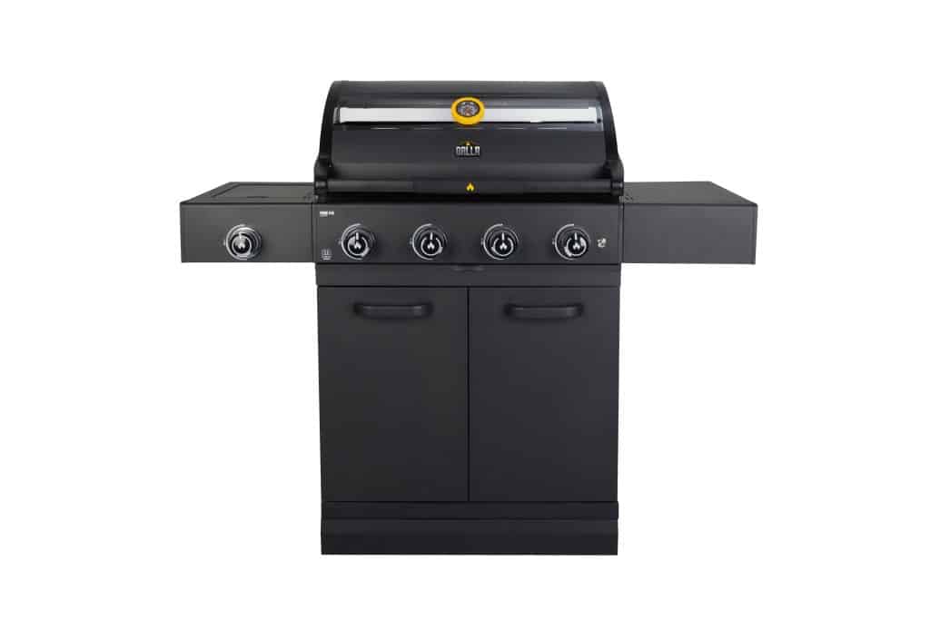 GRLLR Prime G4S 4 égős gázgrill oldalsó égővel, zárt állapotban